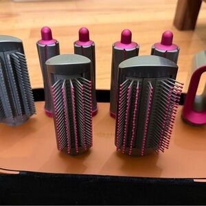 Dyson Air Wrap - Pink & Gray Set